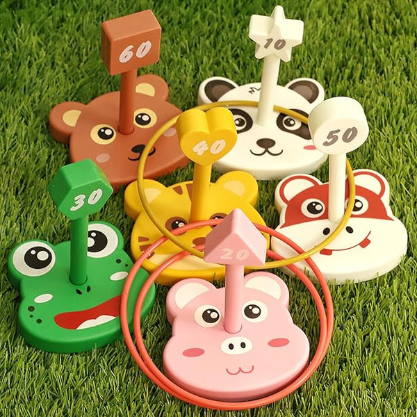 Animal Ring Toss Game – Pretend Play Life Skills