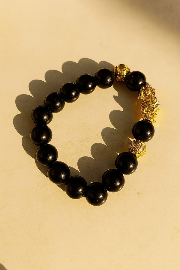 Black Obsidian Pixiu Bracelet – Jewelry Watches