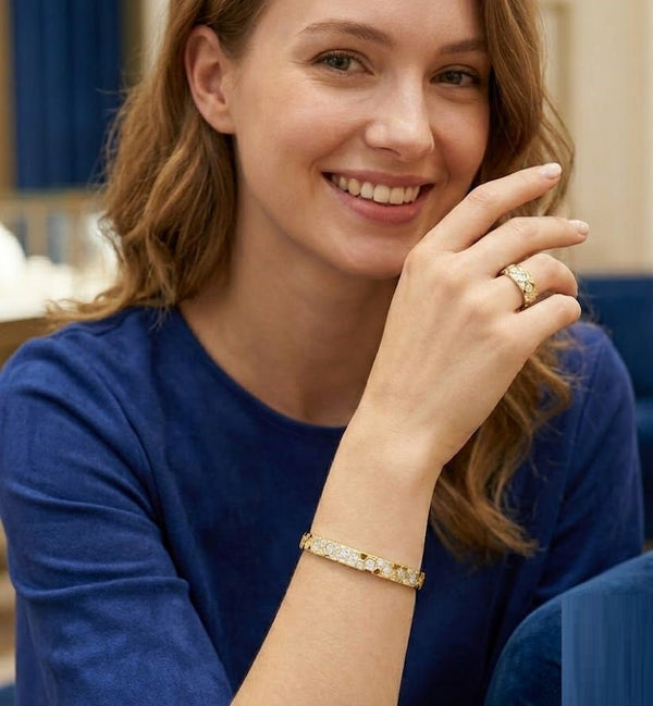 Classic Crystal Edge Kada Set – Jewelry Watches
