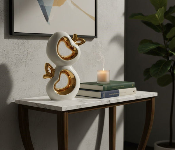 Double Heart Decorative Showpiece – Home Decor Lighting