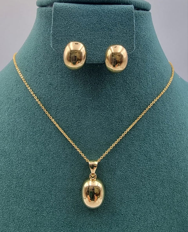 Elegant Gold-Toned Necklace & Earring Sets – Jewelry Watches