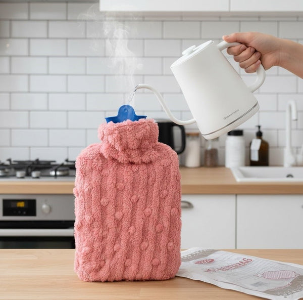 Fluffy Plush Cover Hot Water Bag – Plush Soft Toys