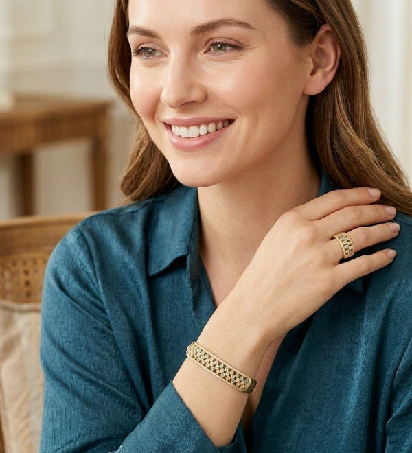 Linked Chain Glam Kada Set – Jewelry Watches