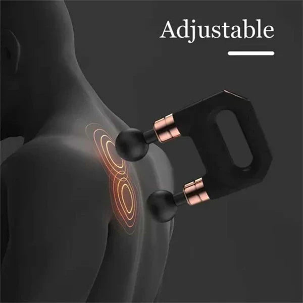4 Heads Rechargeable Massage Gun – Massage Recovery