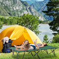 2 Person Folding Camping Cot For Adults 50 Extra Wide Outdoor Portable Sleeping Cot With Carry
