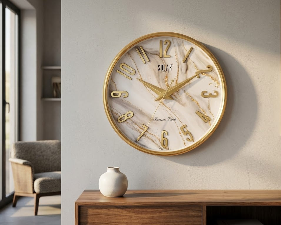 Marble Gold Premium Clock – Clocks Wall Decor