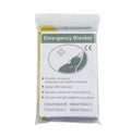 Human Body Hypothermia Lifesaving Emergency Blanket In Outdoor Field