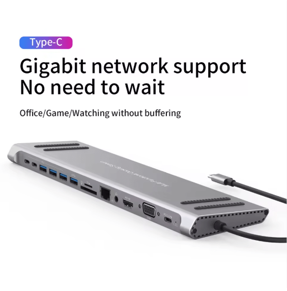 14-in-1 USB-C Docking Station – Charging Docks