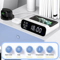 15W Three-in-one Wireless Charger Temperature Tester Alarm Clock