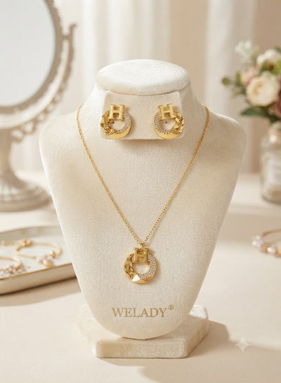 Welady Gold Jewelry Set