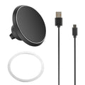 1Pc Magnetic  Qi Wireless Car Charger Car Phone Charger For IOS Phone XS MAX XR Galaxy S10 S9 Tablet GPS Device