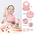 7-Piece Silicone Baby Cutlery Set – Safe Feeding Kit for Toddlers BPA-Free