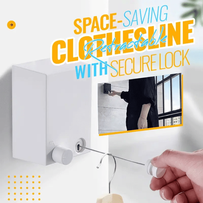 Telescopic Clothesline Clothes Drying Rope – Kitchen Storage Organization