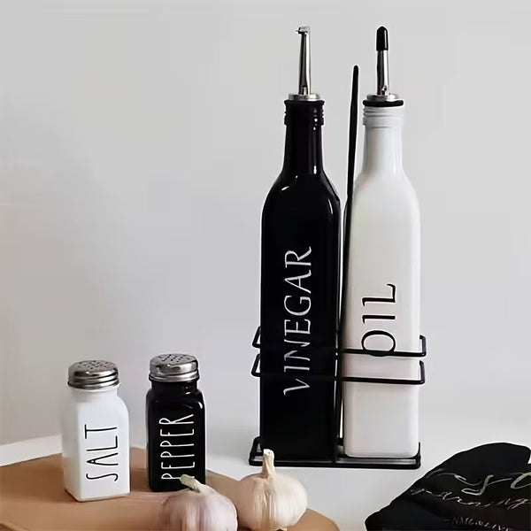 Oil Vinegar Dispenser Set – Kitchen Storage Organization