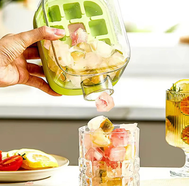 2-in-1 Ice Cube Tray with Bottle – Kitchen Tools Gadgets