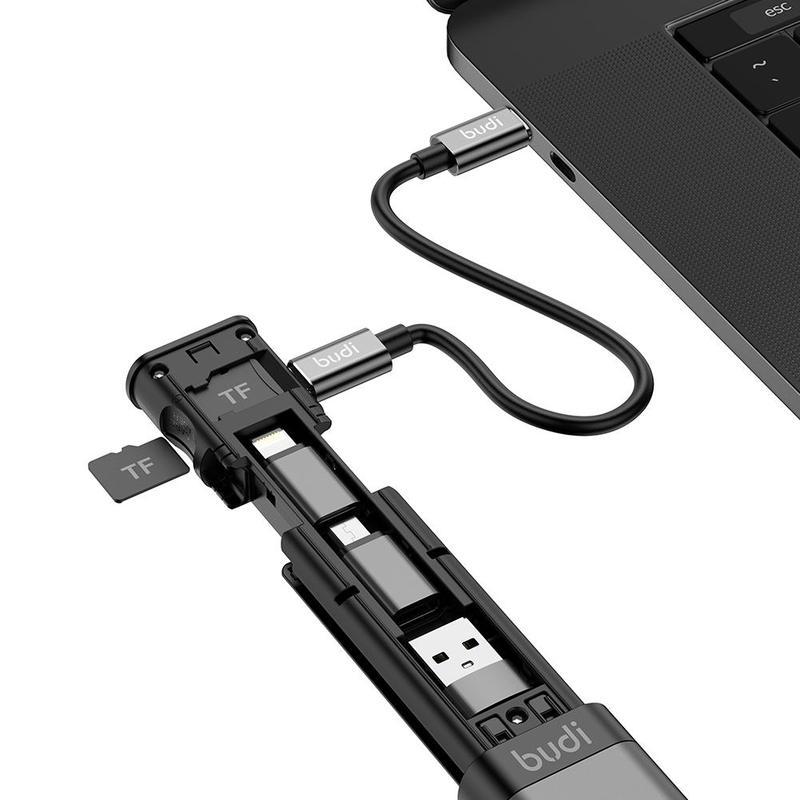 3 In 1 Multi-function Smart Adapter Card Storage Data Cable USB Box