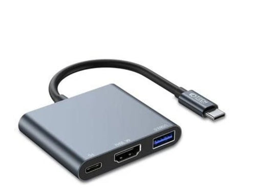 3-in-1 USB-C Multi-port Hub – Charging Docks