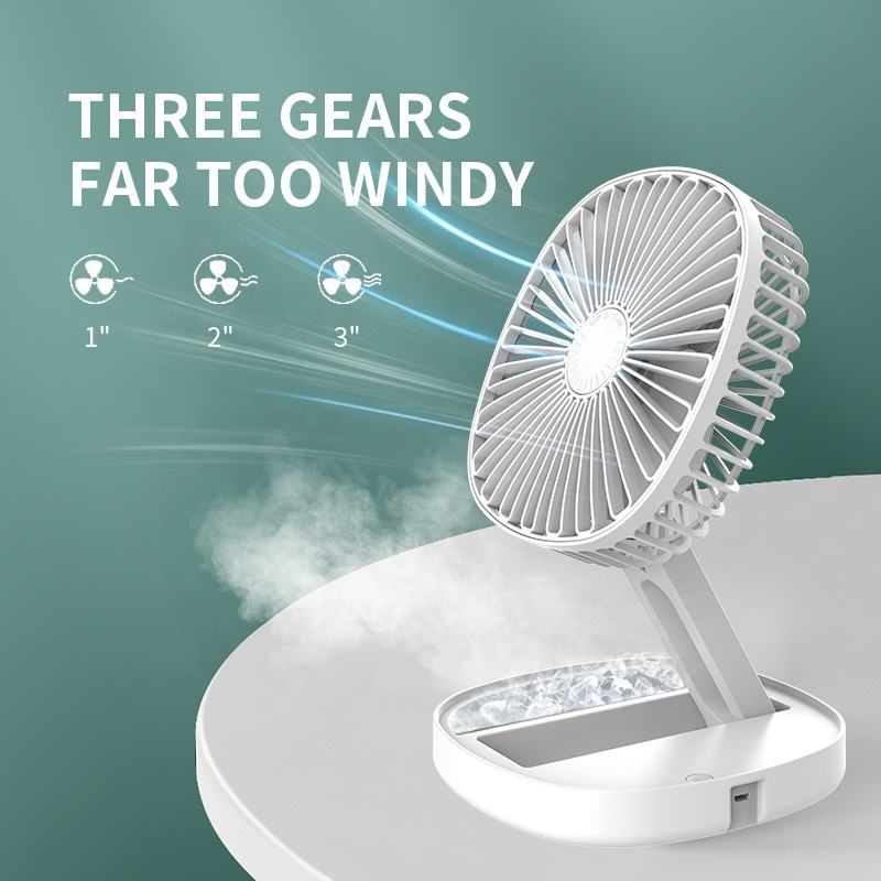3-Speed Foldable LED Cooling Fan – Lighting Torches