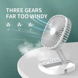 3-Speed Foldable LED Cooling Fan – Lighting Torches