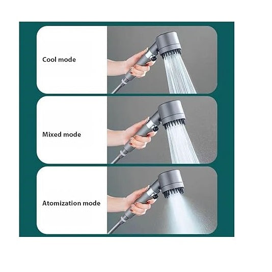 3 Modes High-Pressure Shower Head | Massage Spa Bath