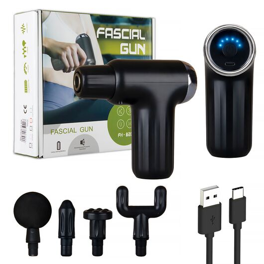 Muscle Massage Gun FH-820 | 6 Vibration Modes & 4 Heads | Deep Tissue Relief