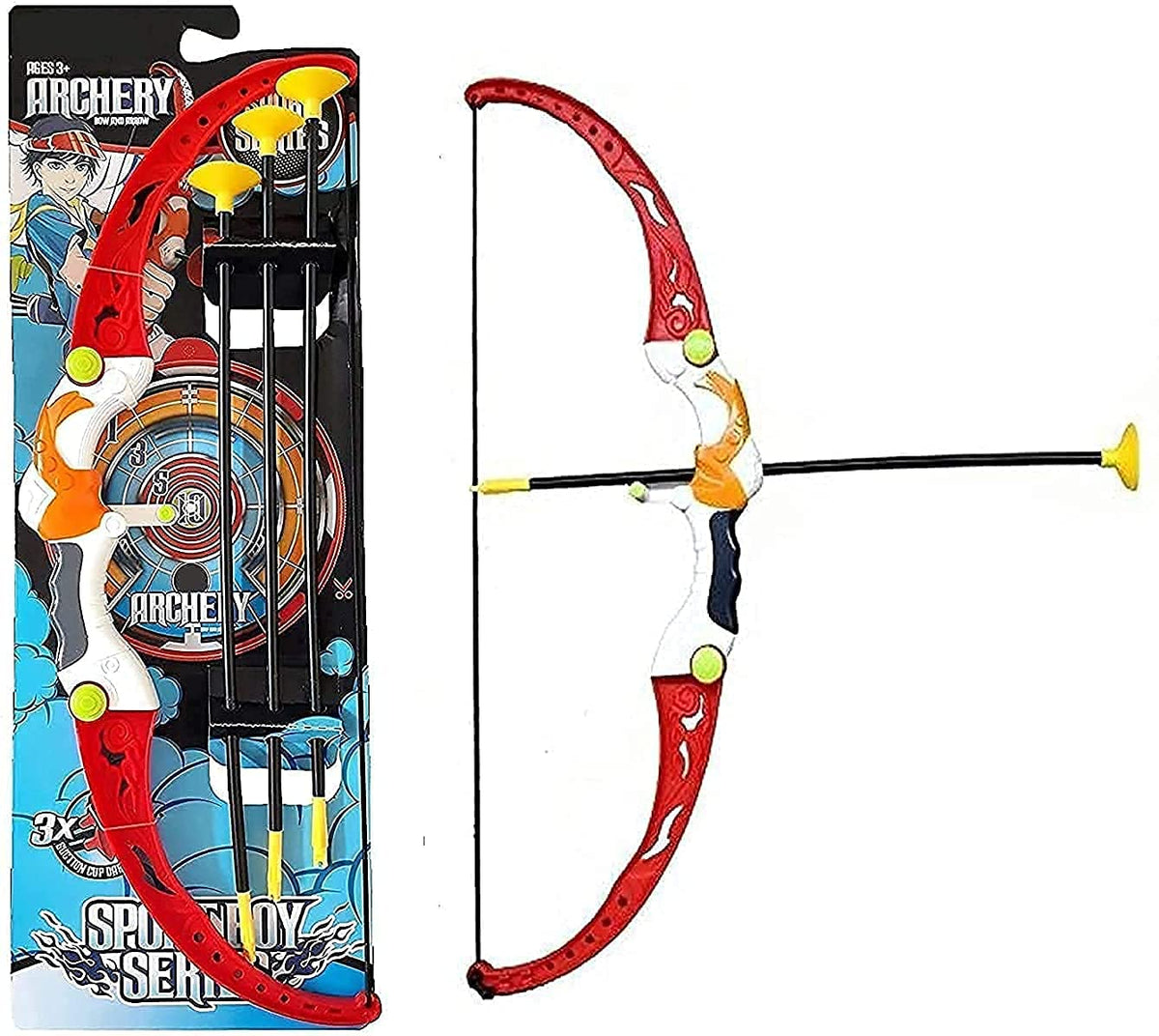 Archery Set for Kids Safe Bow & Arrow Toy with Target