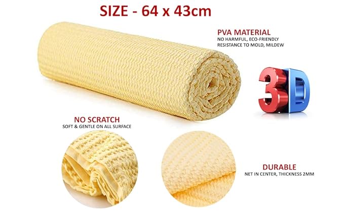 3D Car Cleaning Leatherette Chamois – Car Cleaning Detailing