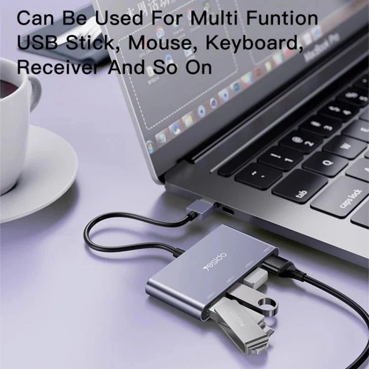 4-in-1 USB Multifunction Hub Adapter – Charging Docks