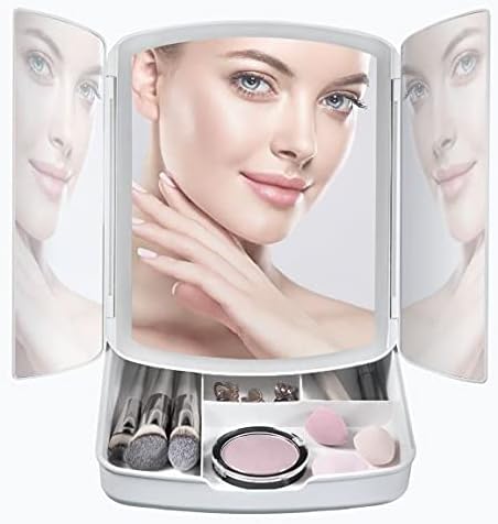 My FoldAway Lighted Makeup Mirror – Makeup Cosmetics