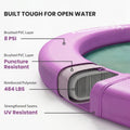 8ft Inflatable Water Hammock Floating Ring Inflatable Floating Dock Platform For For Lakes