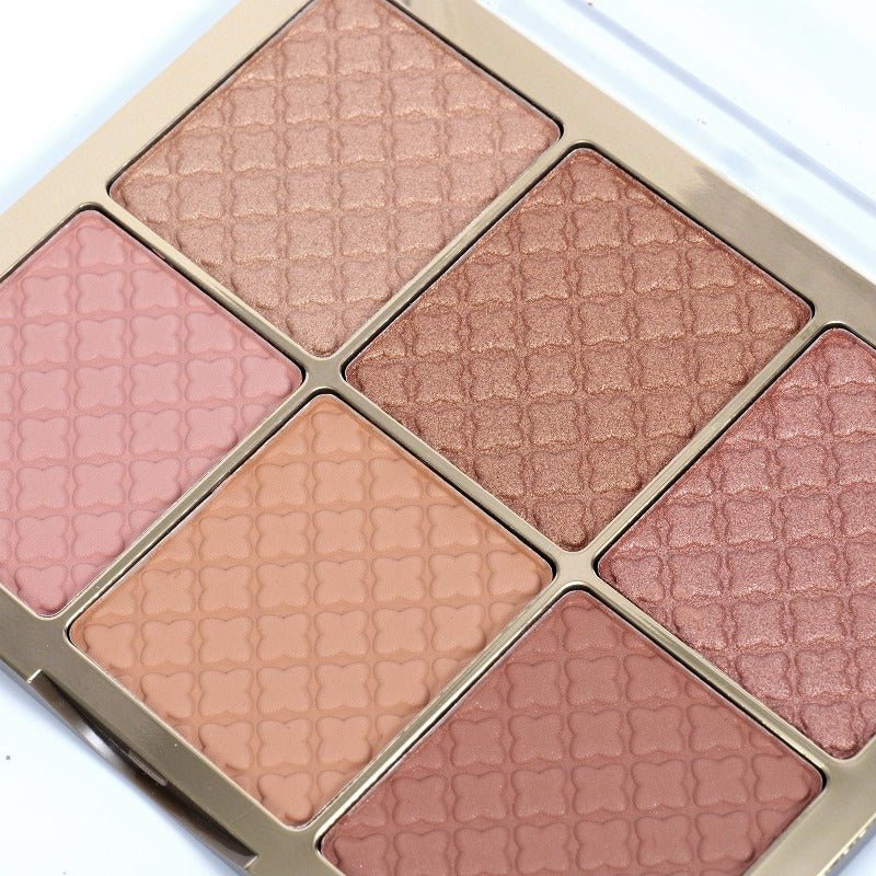 6 Color Square Face Palette – Makeup Cosmetics