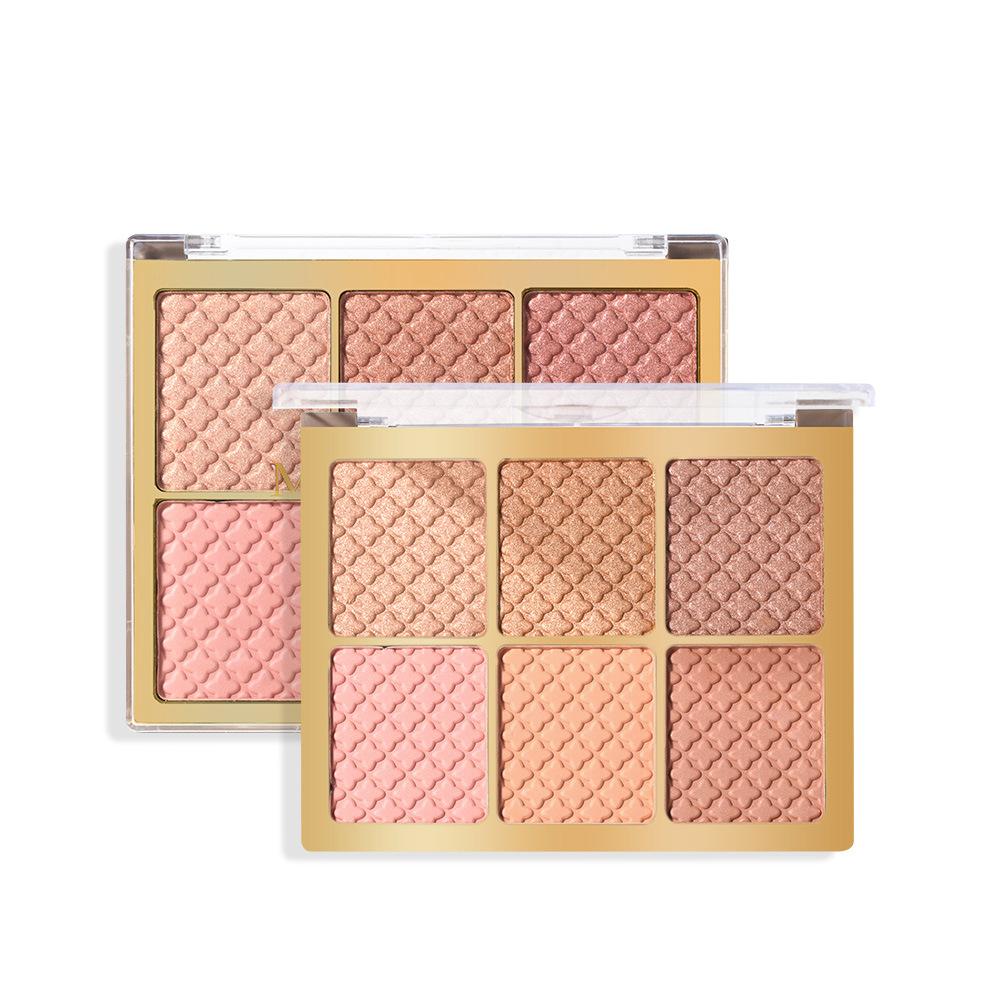 6 Color Square Face Palette