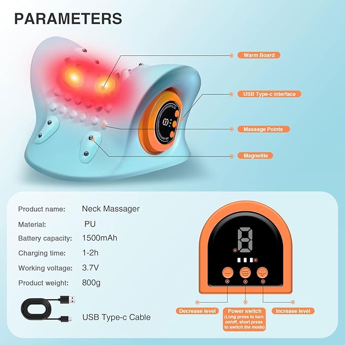 EMS Neck Massager – Pain Relief & Relaxation Anywhere!
