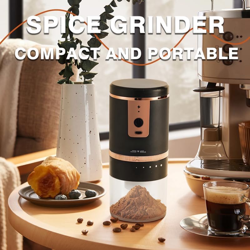 Portable Electric Coffee Grinder – Kitchen Appliances