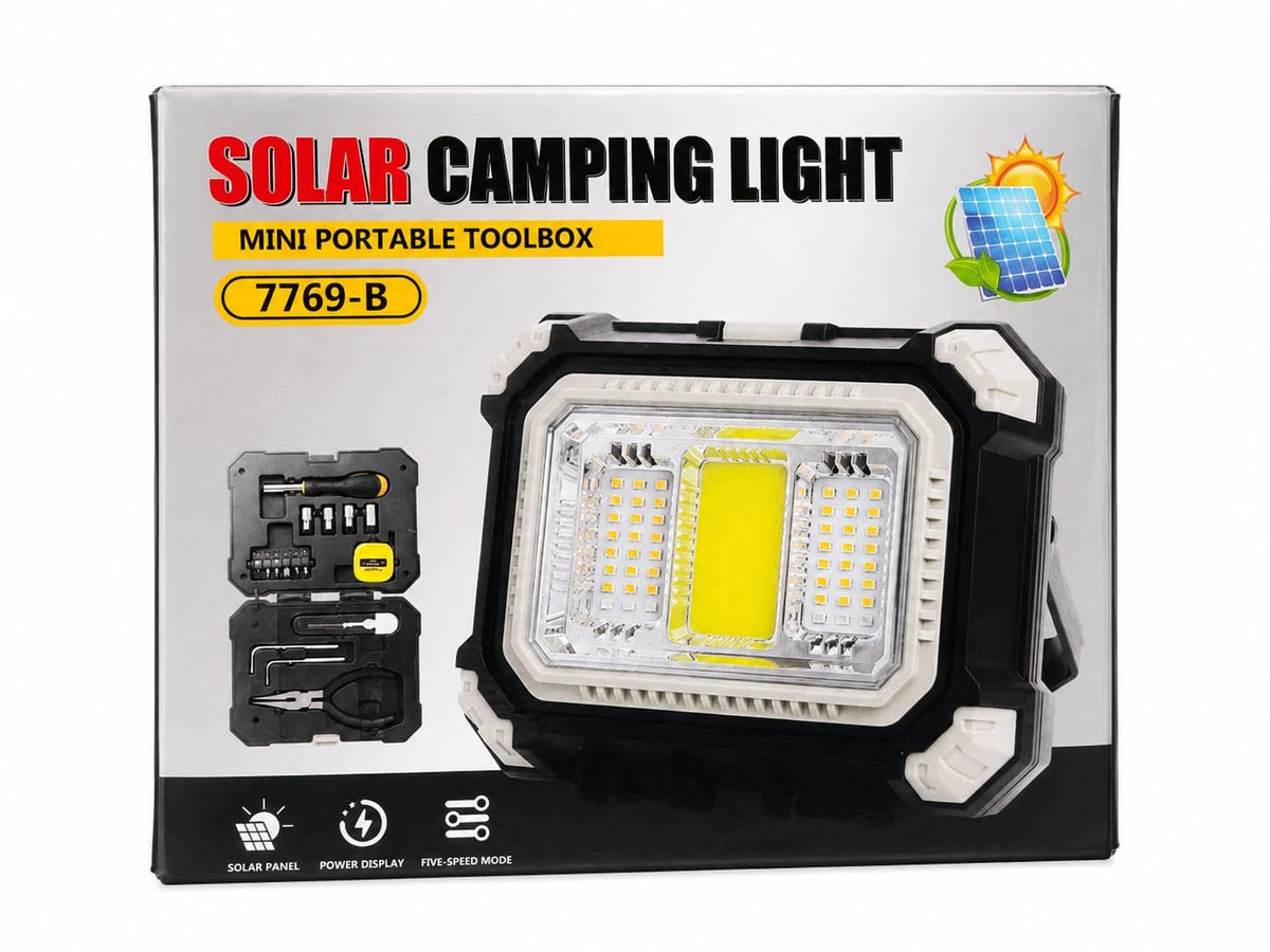 Solar Camping Light Toolbox – Lighting Torches