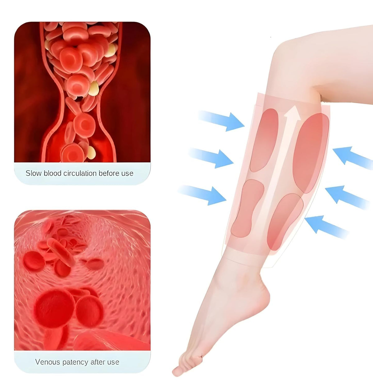 S6 Cordless Leg Massager – Massage Recovery