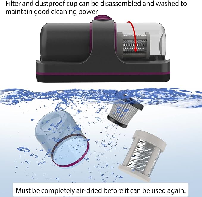 Smart & Heavy Duty Dust & Mite Vacuum Cleaner – Powerful Handheld Cleaning