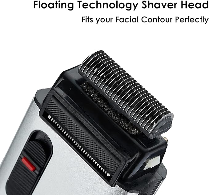 Retro Electric Shaver for Men | Rechargeable Foil Shaver & Trimmer