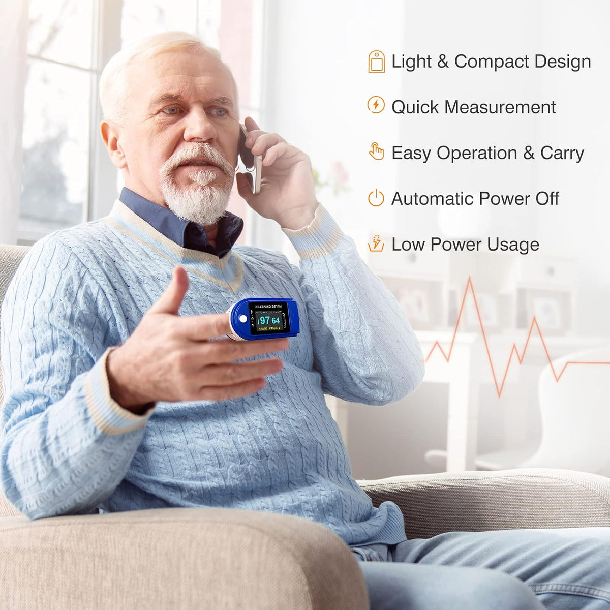 New Fingertip Pulse Oximeter – Health & Fitness