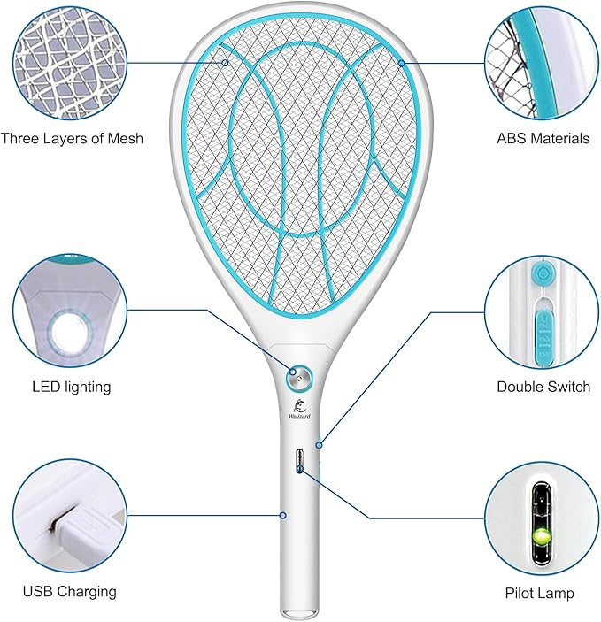 Rechargeable Mosquito Racket – Kitchen Storage Organization