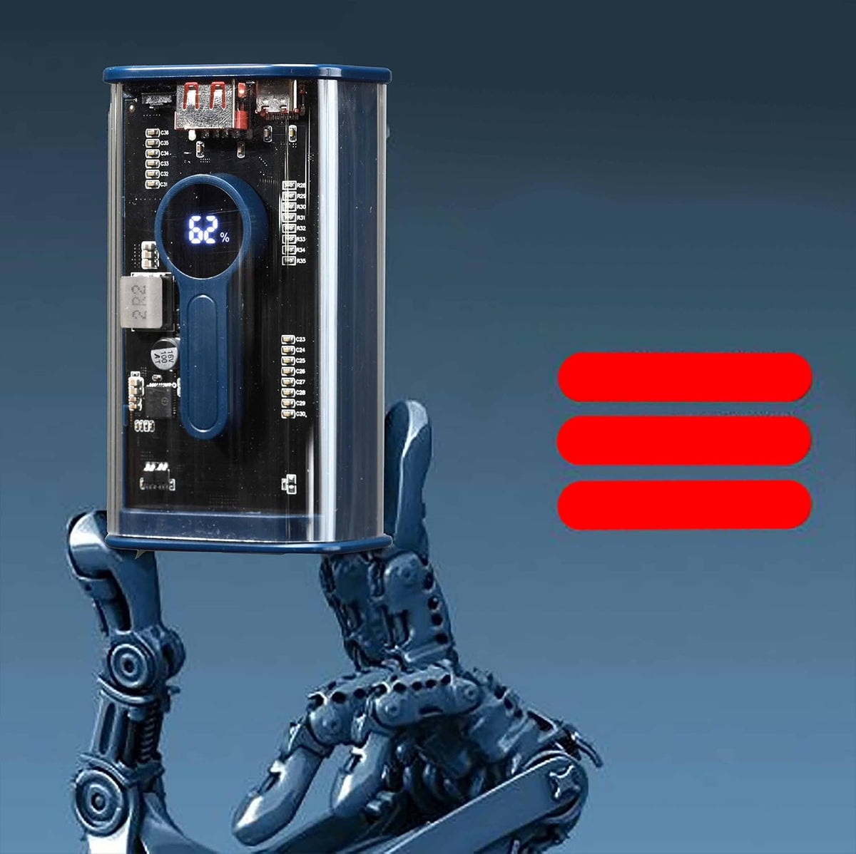 Punk Mecha Power Bank – Power Charging