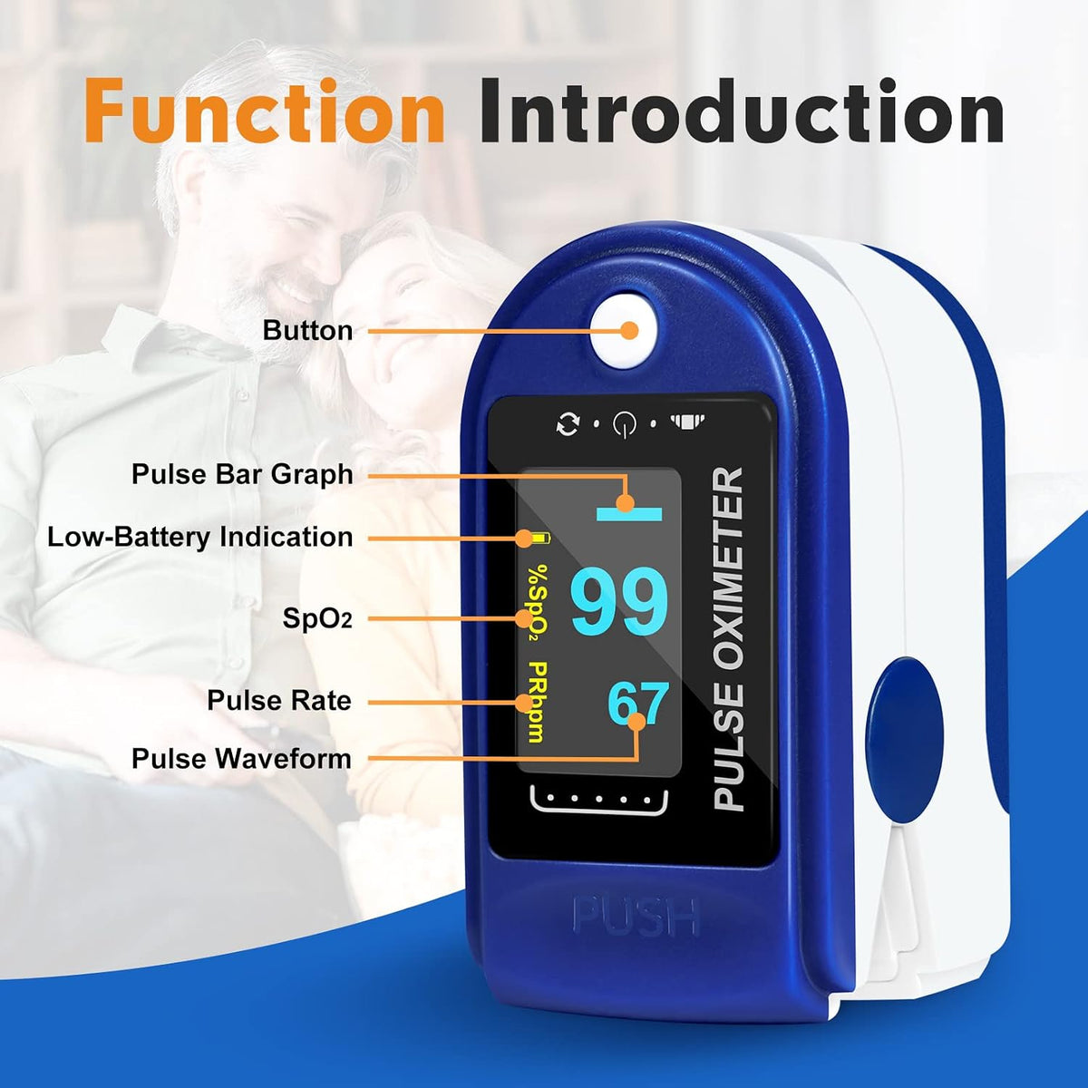 New Fingertip Pulse Oximeter – Health & Fitness