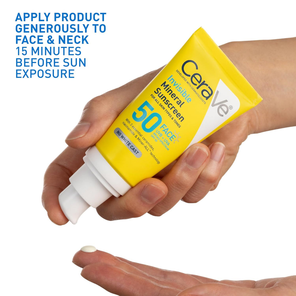CeraVe Invisible Mineral Sunscreen – Skincare Face Care