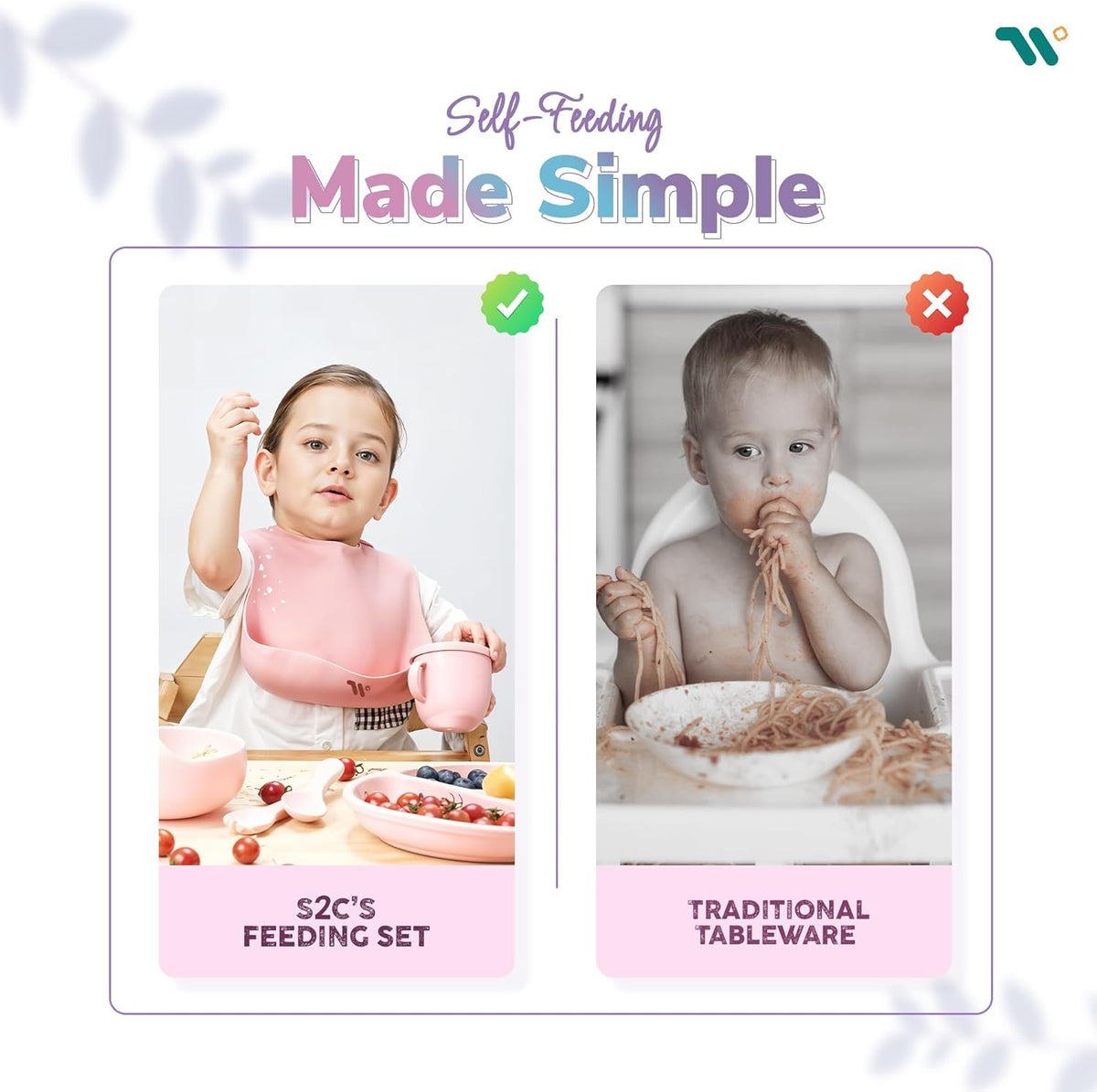 7-Piece Silicone Baby Cutlery Set – Safe Feeding Kit for Toddlers BPA-Free