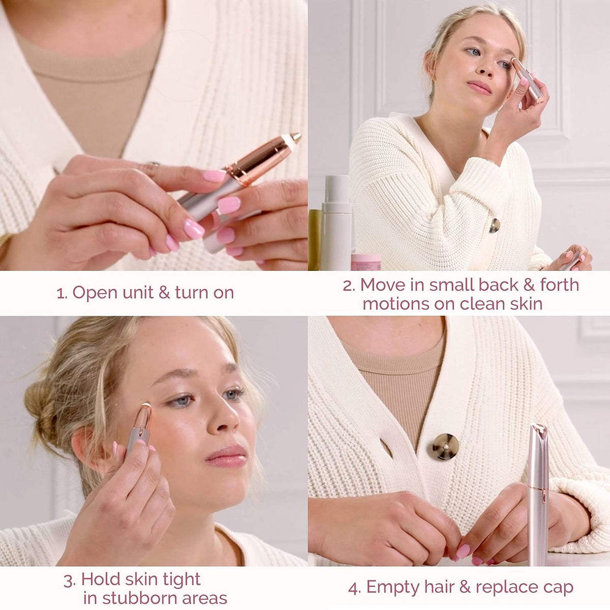 Flawless Brows – Electric Eyebrow Hair Remover for Women