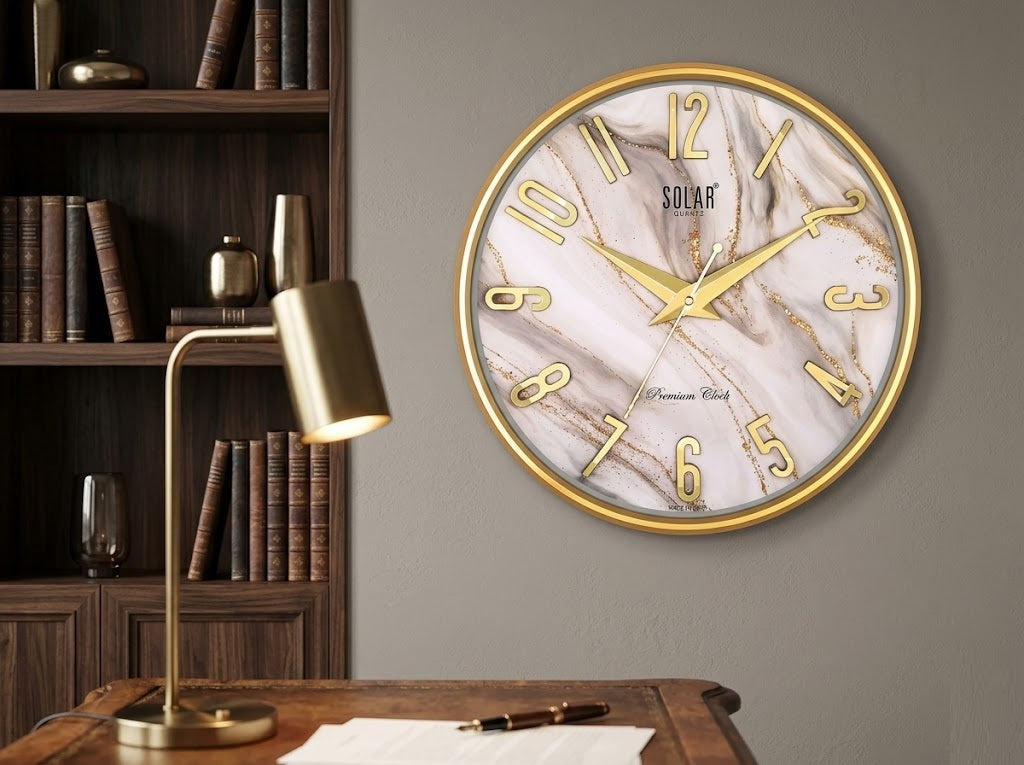Marble Gold Premium Clock – Clocks Wall Decor
