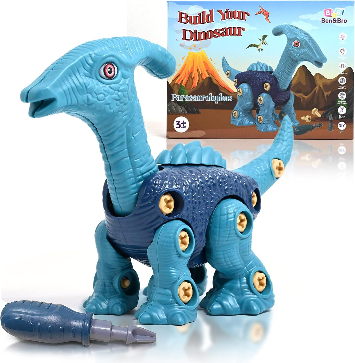 DIY Take-Apart Dinosaur Toy – Pretend Play Toys