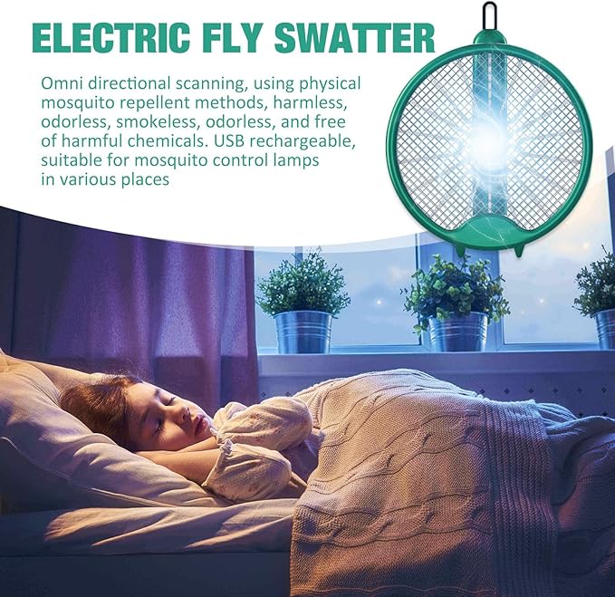 Stackable Electric Mosquito Swatter – Home Safety Security