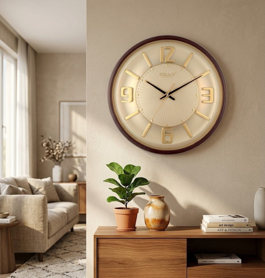 Royal Minimal Gold Wall Clock – Clocks Wall Decor