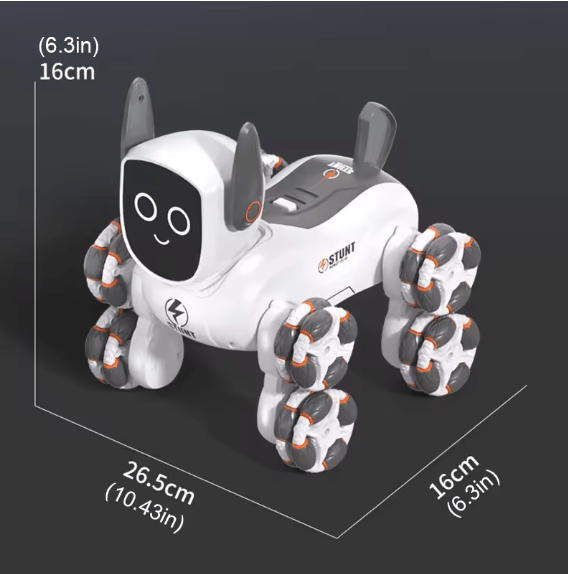 8-Wheel Multi-Functional RC Robot Dog – Pet Supplies